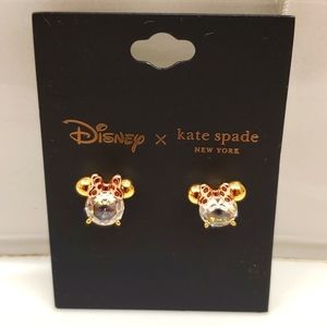 NWT Disney X Kate Spade New York Minnie Studs